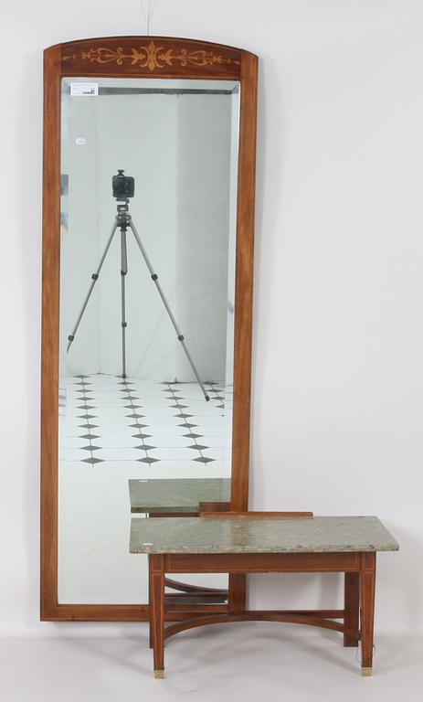 SPEGEL samt KONSOLLBORD, nyempir.