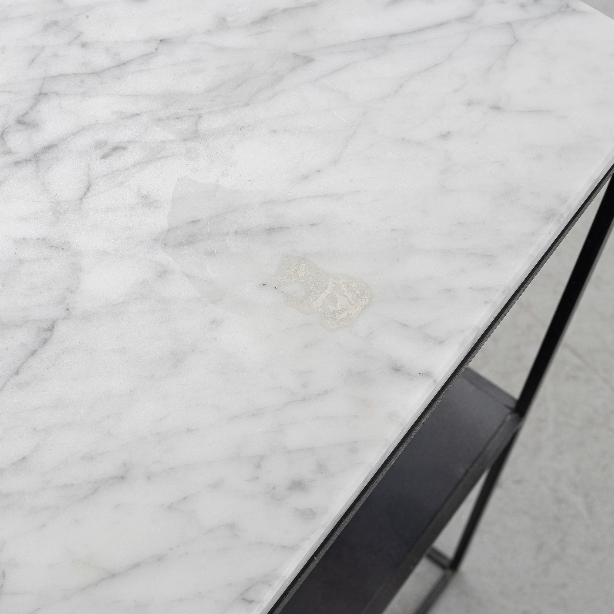 A contemporary sideboard.