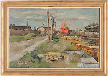 JUHO SUNI, olja på duk, signerad och daterad -48.