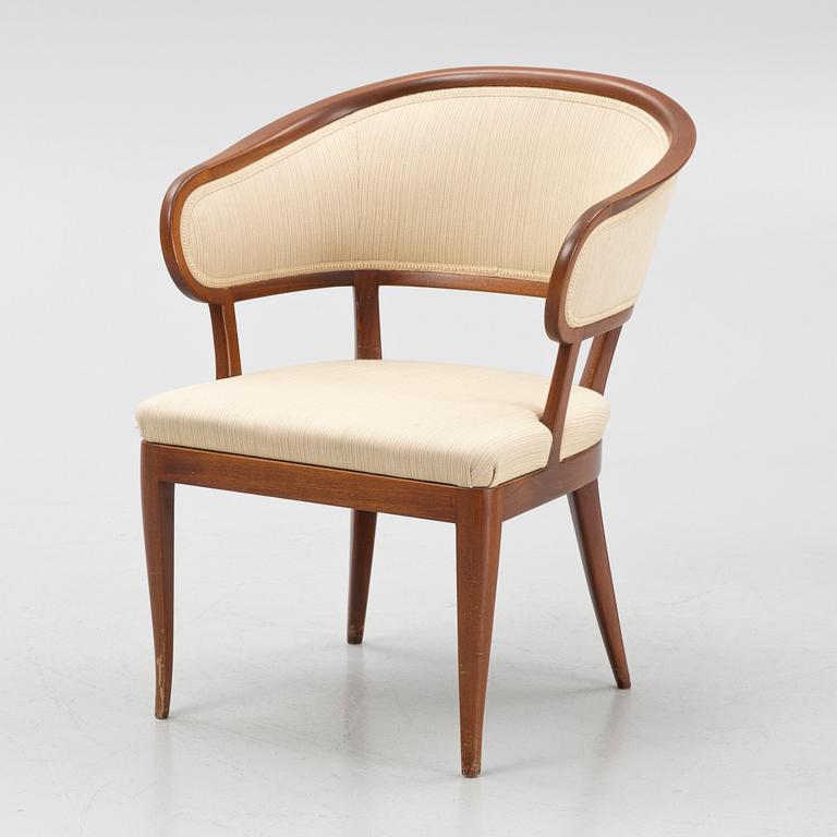 Carl Malmsten, a "Jonas Love" armchair, second half of the 20th century.