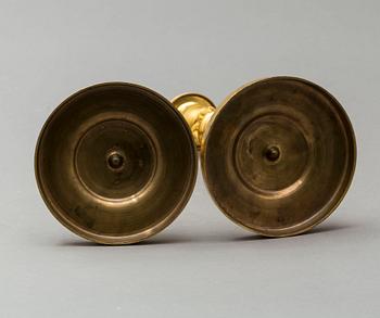LJUSSTAKAR, ett par, Frankrike, 1800-talets början. Empire.
