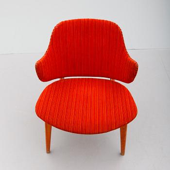 FÅTÖLJ, "Shell Chair", Ib Kofod Larsen, Danmark, 1960-tal.