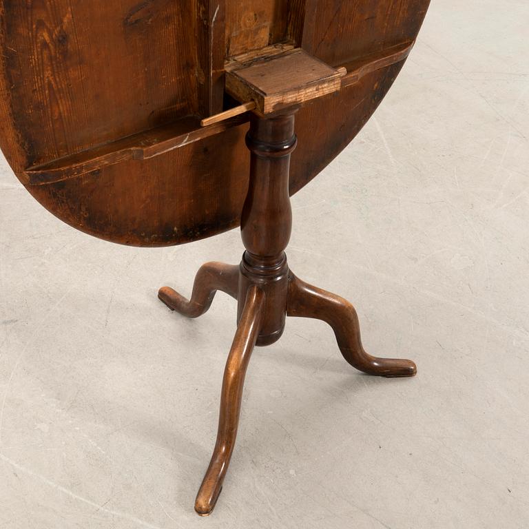 Folding table by Jacob Sjölin (master in Köping and Kungsör 1767-85).