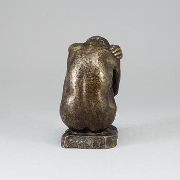 PER PALLE STORM, skulptur, brons, signerad och daterad 1944?.
