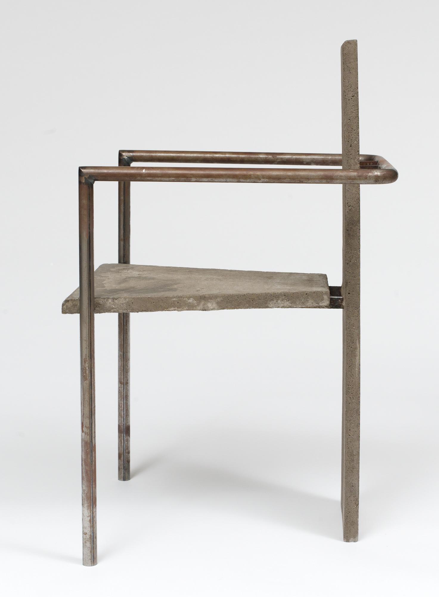 JONAS BOHLIN, karmstol, "Concrete", Källemo, cirka 1981.