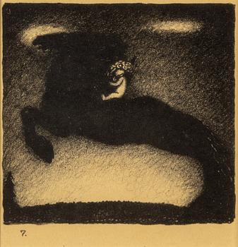 JOHN BAUER, litografier, 1915,  10 st.
