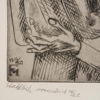 Conrad Felixmüller, "Freunde".