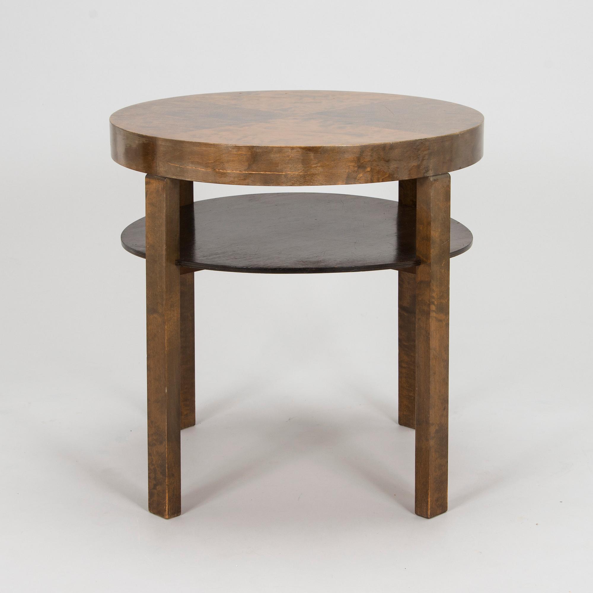 A 1930s coffee table.