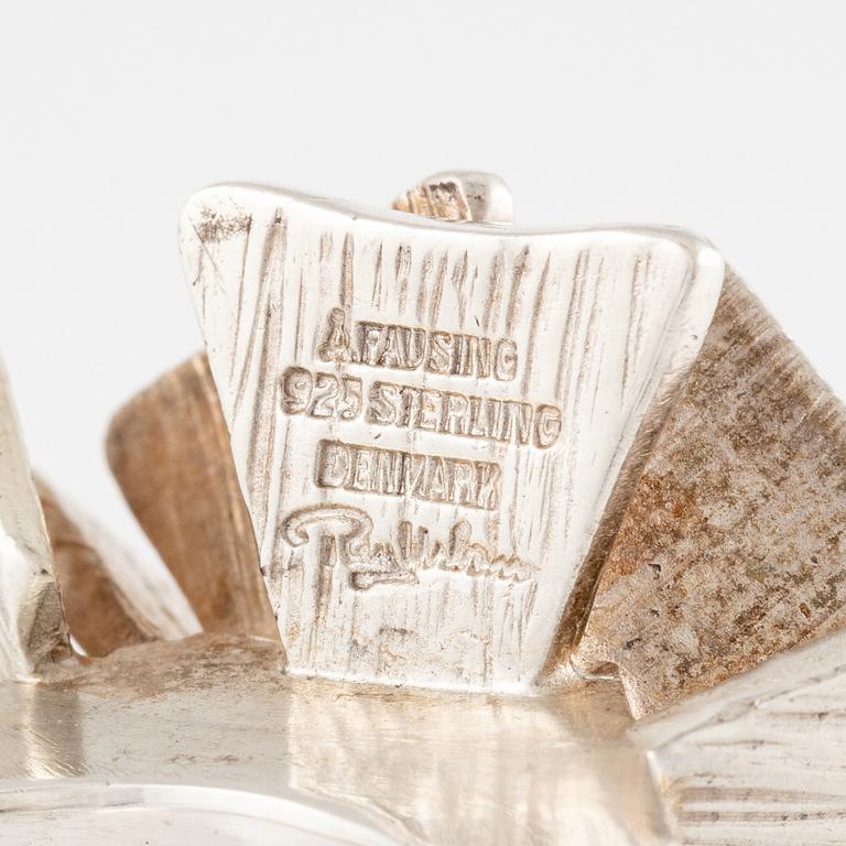 Rey Urban for Åge Fausing, ring, sterling silver, Denmark.
