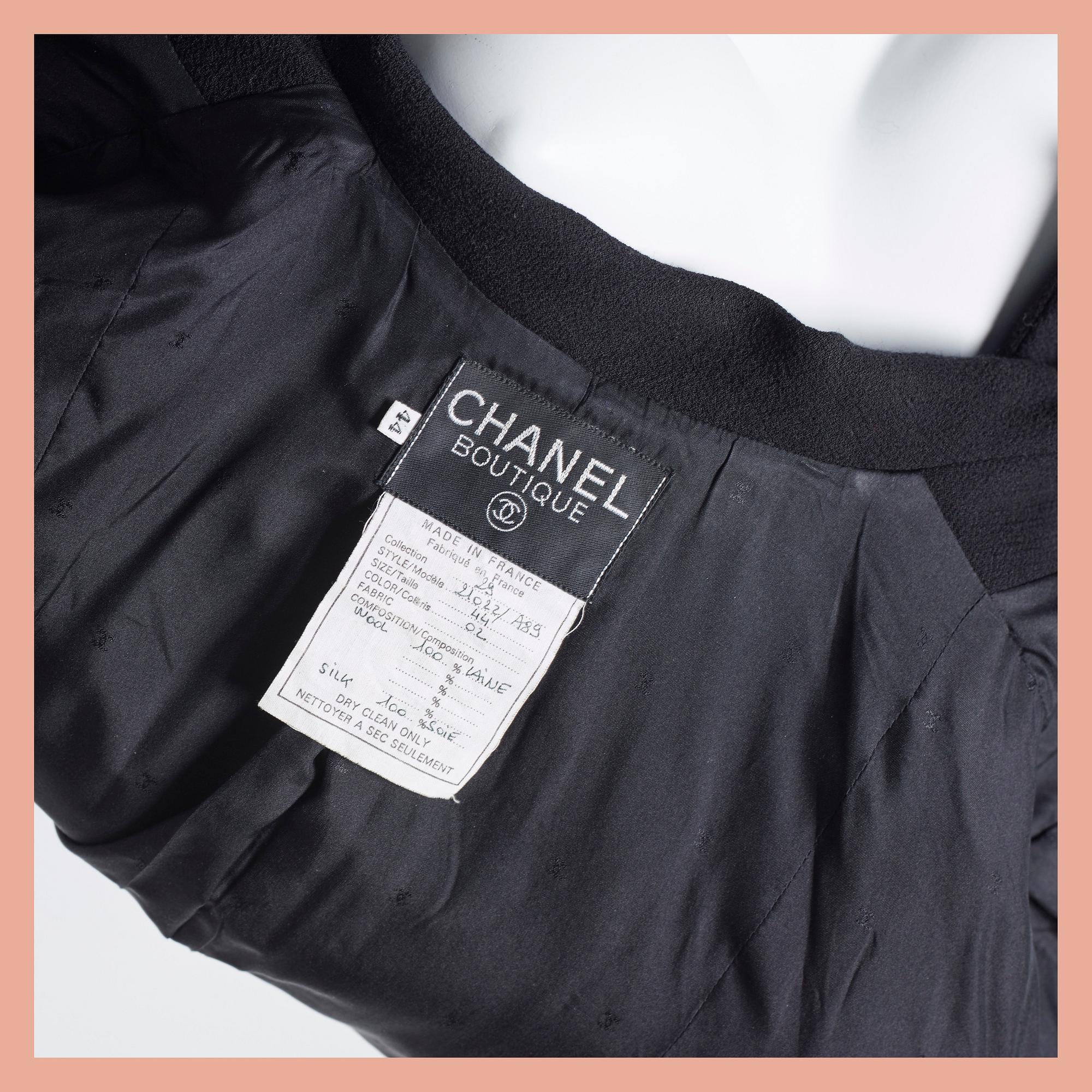 DRÄKT, Chanel, storlek 44.
