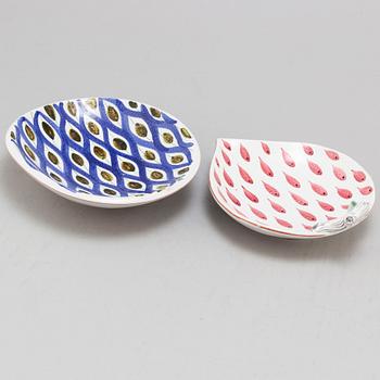 STIG LINDBERG, fat, 2 st, fajans, Gustavsberg Studio.