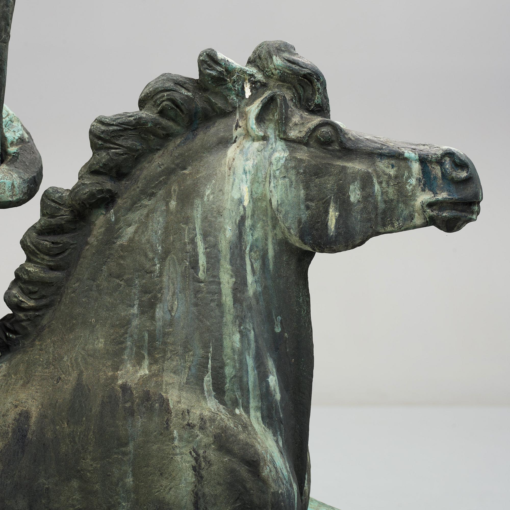 Stig Blomberg, Kungens härold (motiv från Hästbrunnen).