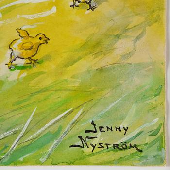 Jenny Nyström, Vid gärdsgården.