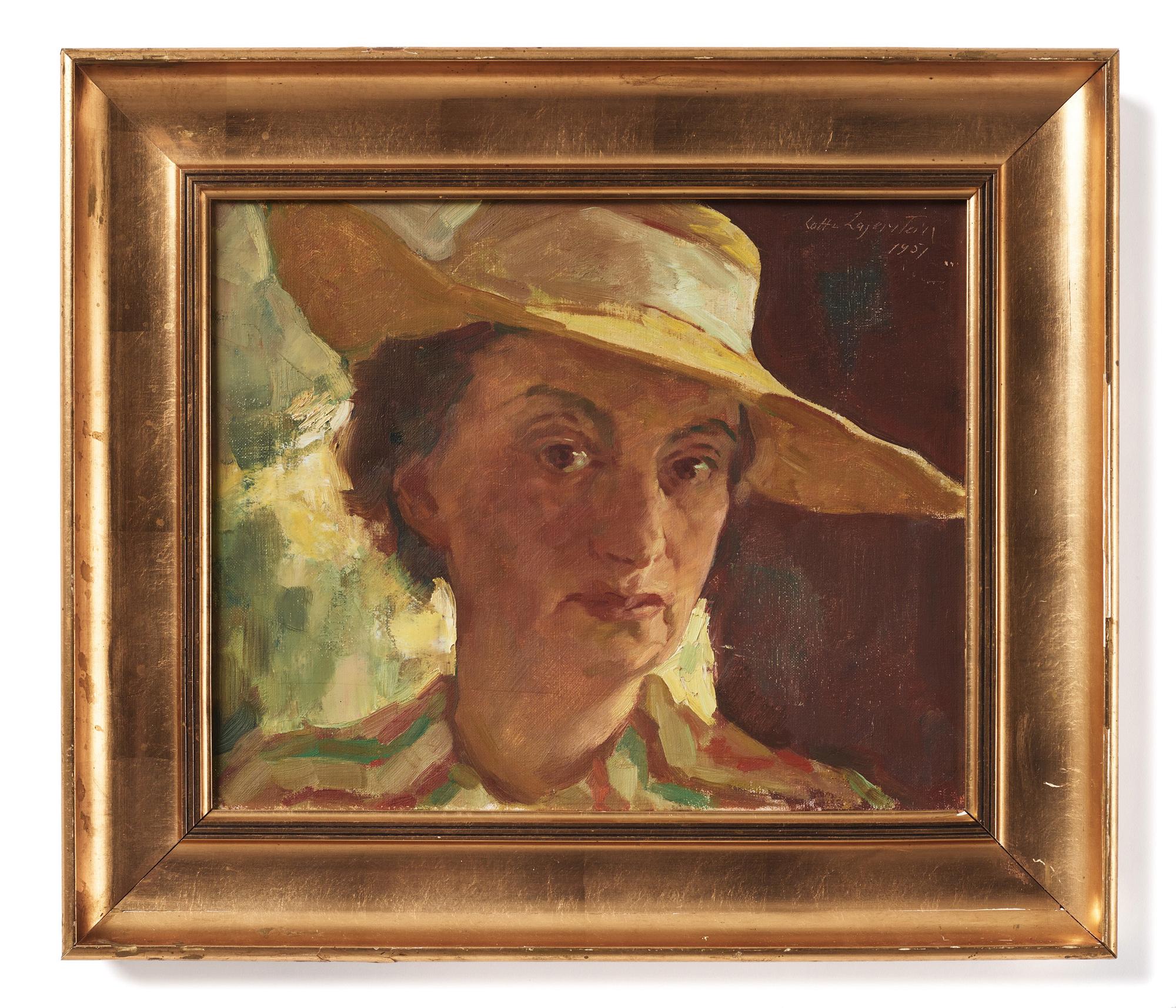 Lotte Laserstein, Självporträtt.