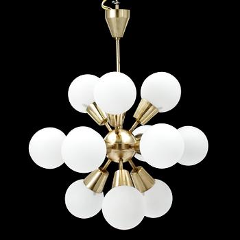 TAKLAMPA, 1960-tal. Höjd ca 69 cm.