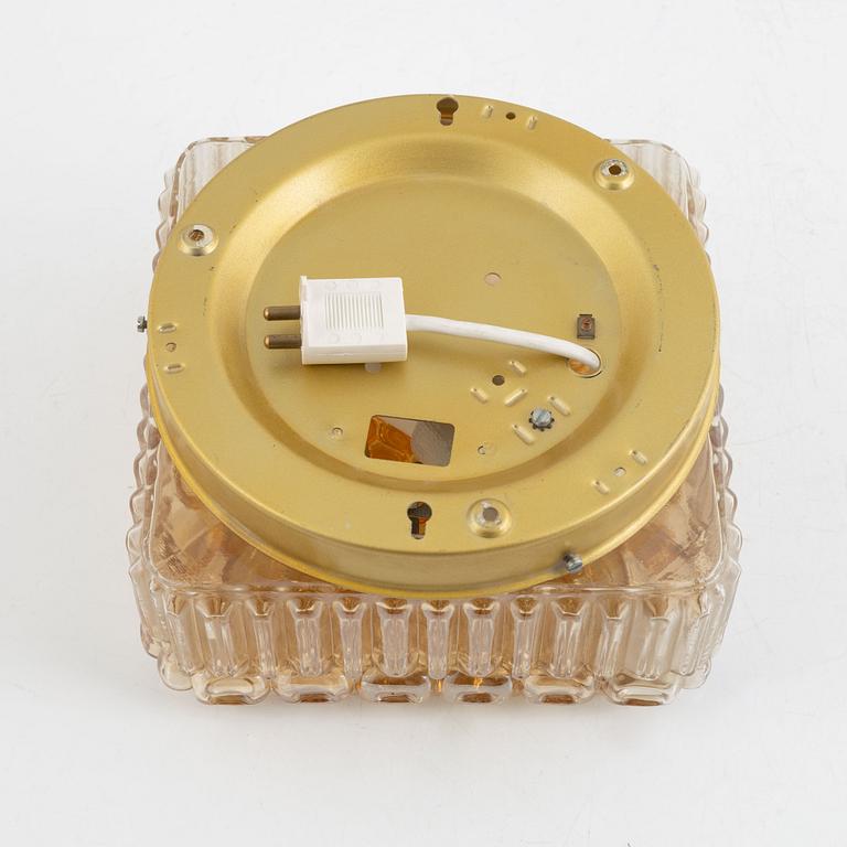 Helena Tynell taklampa, Glashütte Limburg, Tyskland, 1900-talets andra hälft.