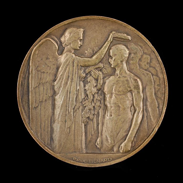 MEDALJ, brons, olympiaden i Paris 1924.