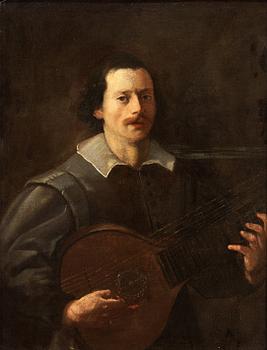 872. Dutch school 17th/18th Century, The Lute Player.