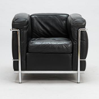 LE CORBUSIER, PIERRE JEANNERET & CHARLOTTE PERRIAND, nojatuoli, "LC2", Cassina, Italia.