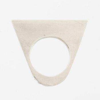 Sigurd Persson, a ring, sterling silver with gilding, Stockholm 1995.