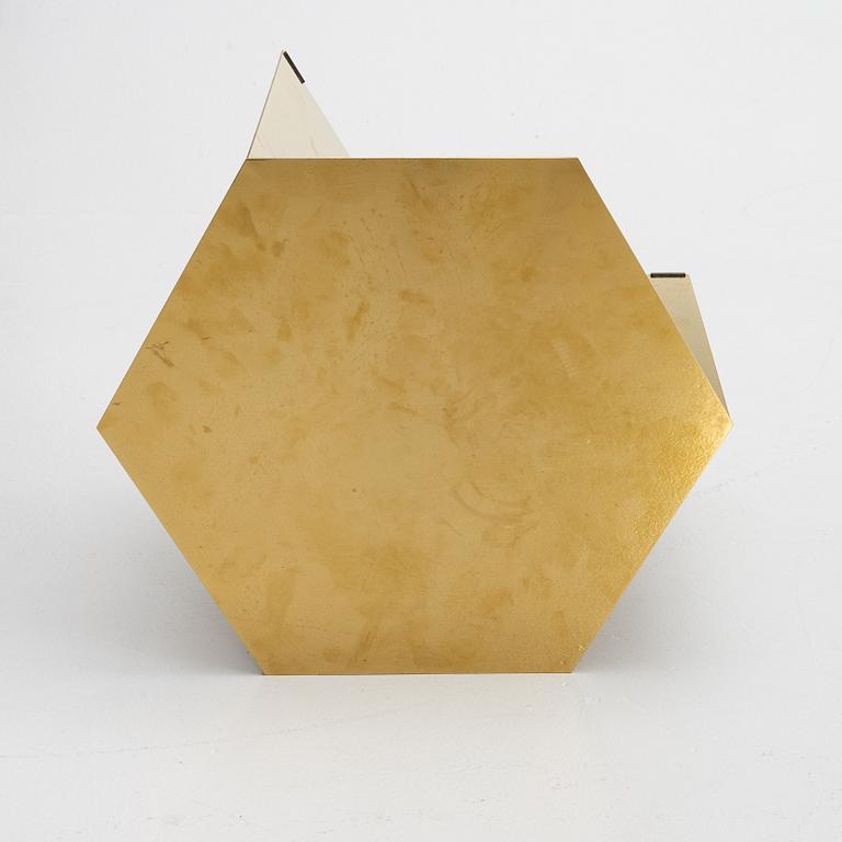 A 'Slit Table Round' side table, Hay, Denmark.
