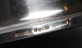 COASTER, sterlingsilver, Borgila, Stockholm 1969.