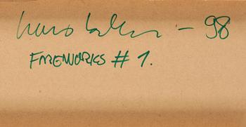 HANS ISAKSSON, mixed media on panel, signed with title and dated verso -98.