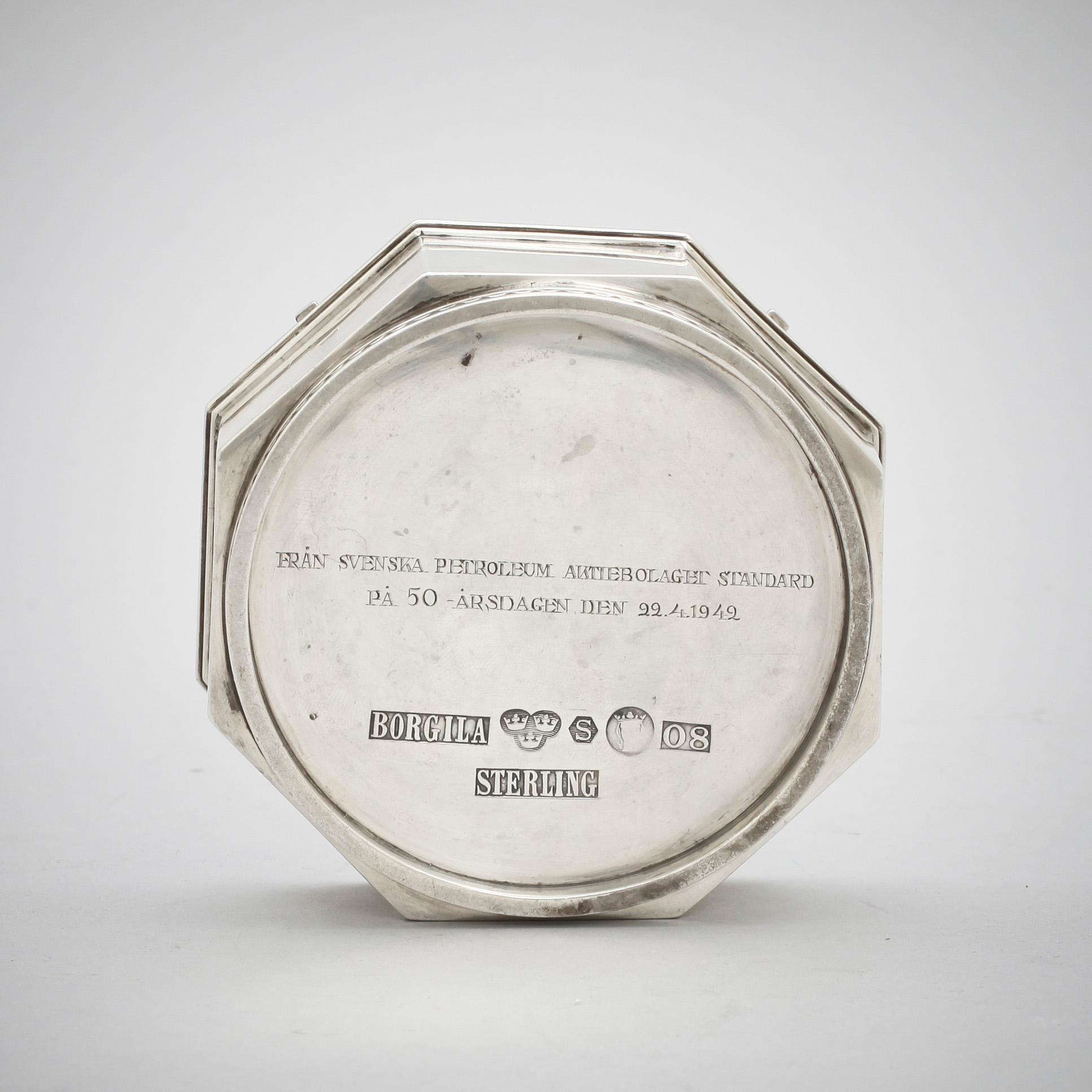 ASKFAT, silver. Borgila 1940. 200gr.