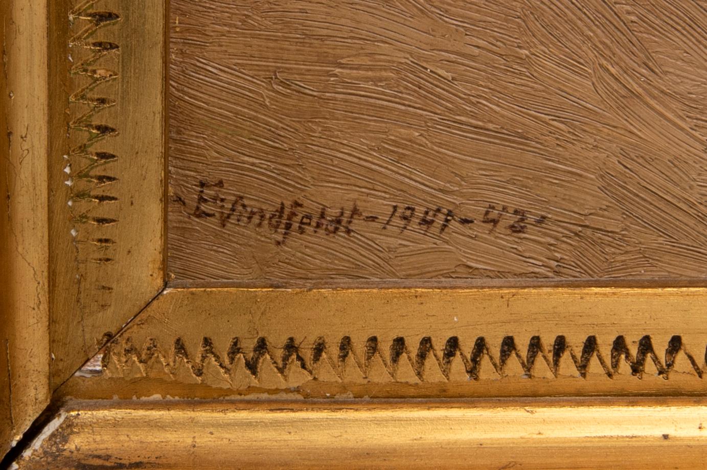 Ejnar Vindfeldt, Hundvalpar med fjäril.