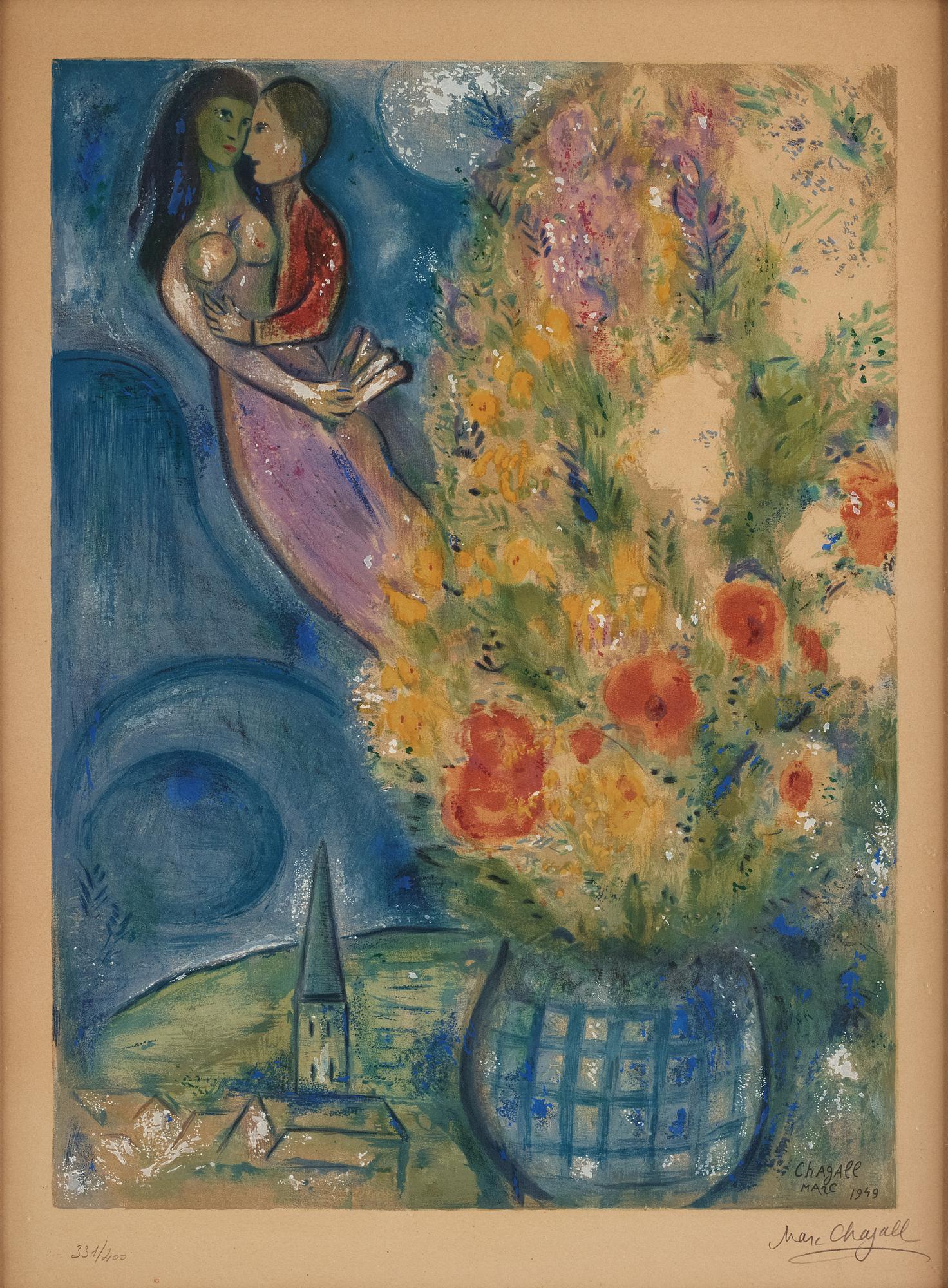 Marc Chagall, after "Les Coquelicots".