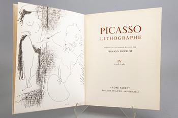 BOOK, "Picasso Lithographe IV 1956-63", Fernand Mourlot,  Andre Sauret, Monte Carlo.