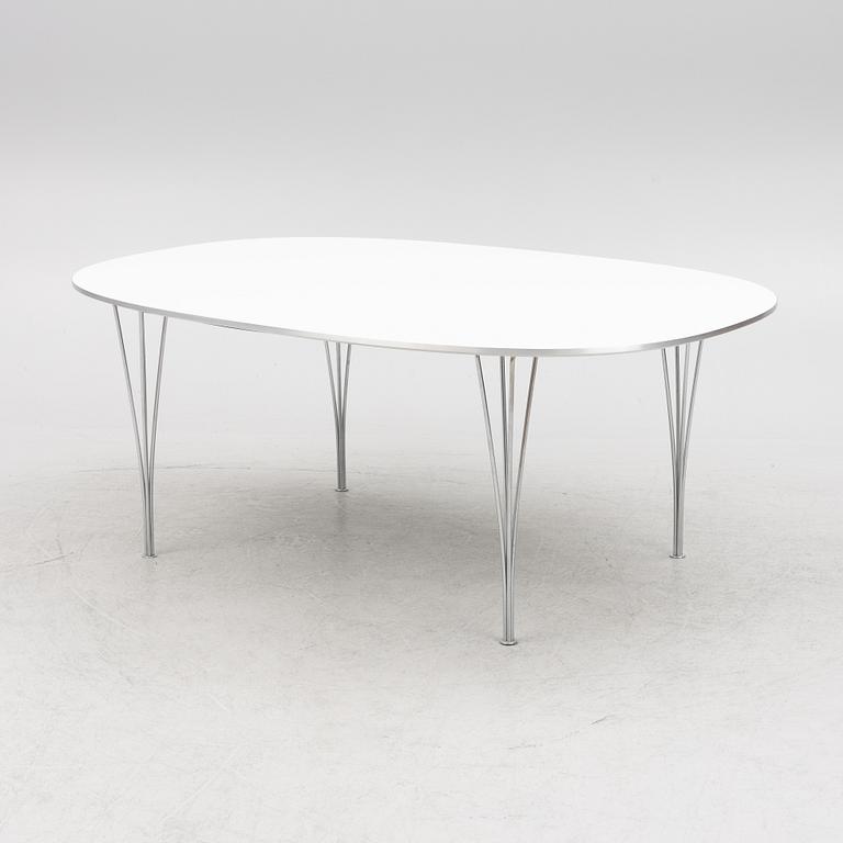 Bruno Mathsson & Piet Hein, a 'Superellipse' dining table, Fritz Hansen, Denmark, 1982.