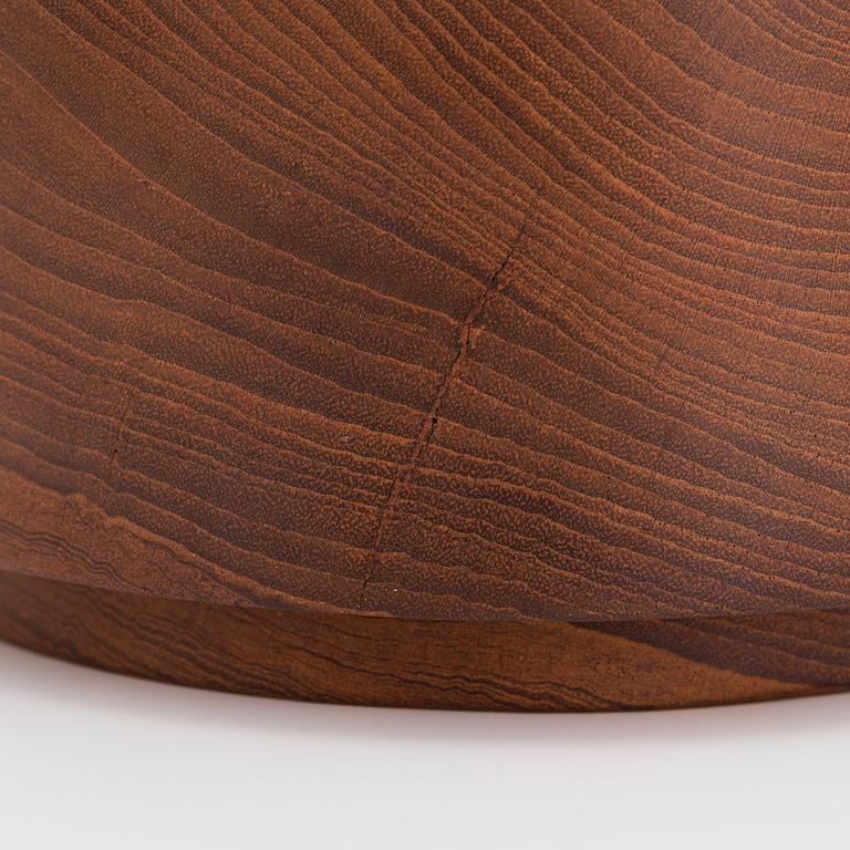 Bertel Gardberg, a teak wood serving bowl, marked BG Finland.