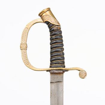 A Russian infantry officer's sword, model 1841-65.