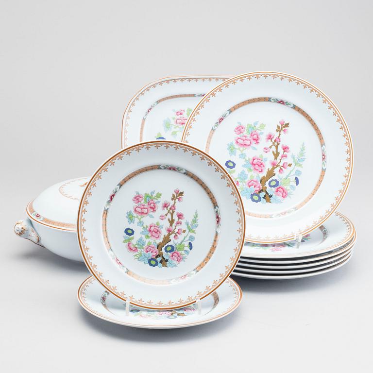 SERVIS 11 dlr "Lotus" Rörstrand porslin 1900-talets senare del.