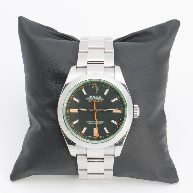 ROLEX, Oyster Perpetual Milgauss, armbandsur 40 mm,