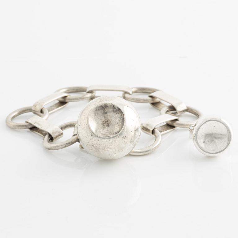 Sven-Erik Högberg bracelet silver and ring silver KIJ.