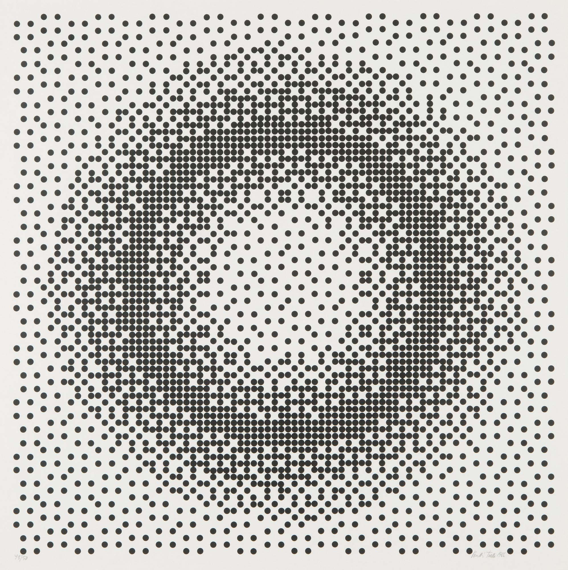 Pentti Tulla, serigrafi, signerad och daterad 1986, numrerad 48/50.