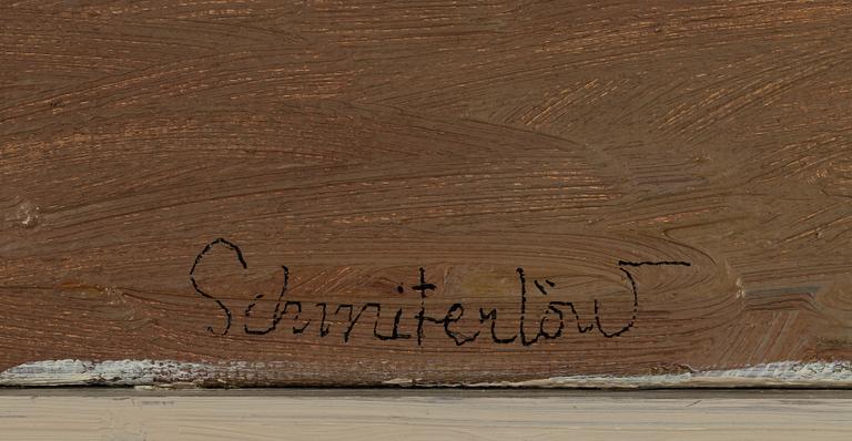 Bertram Schmiterlöw, oil on canvas, signed.