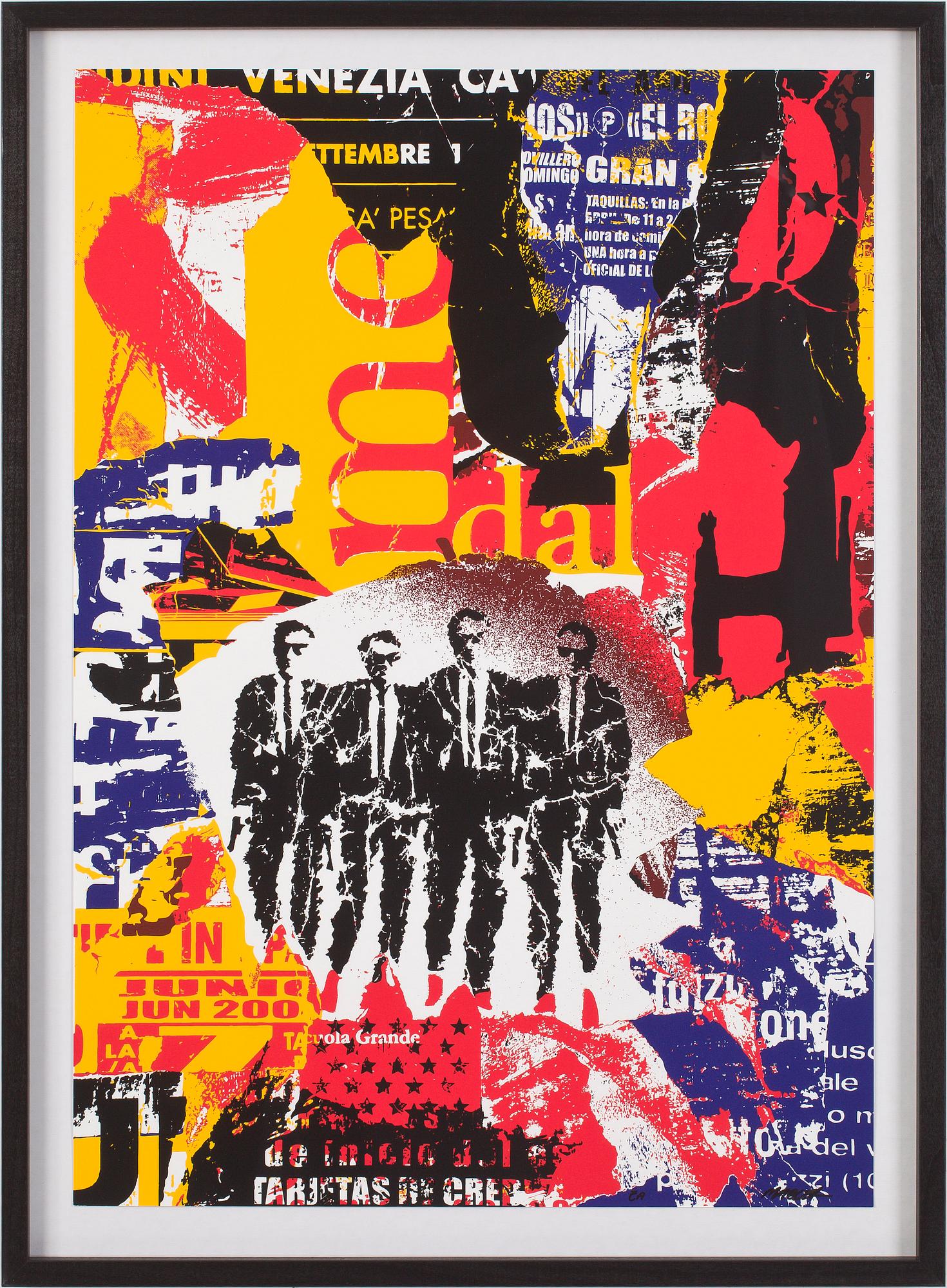 MARCEL STRÜWER, färgserigrafi, provtryck, signerad.