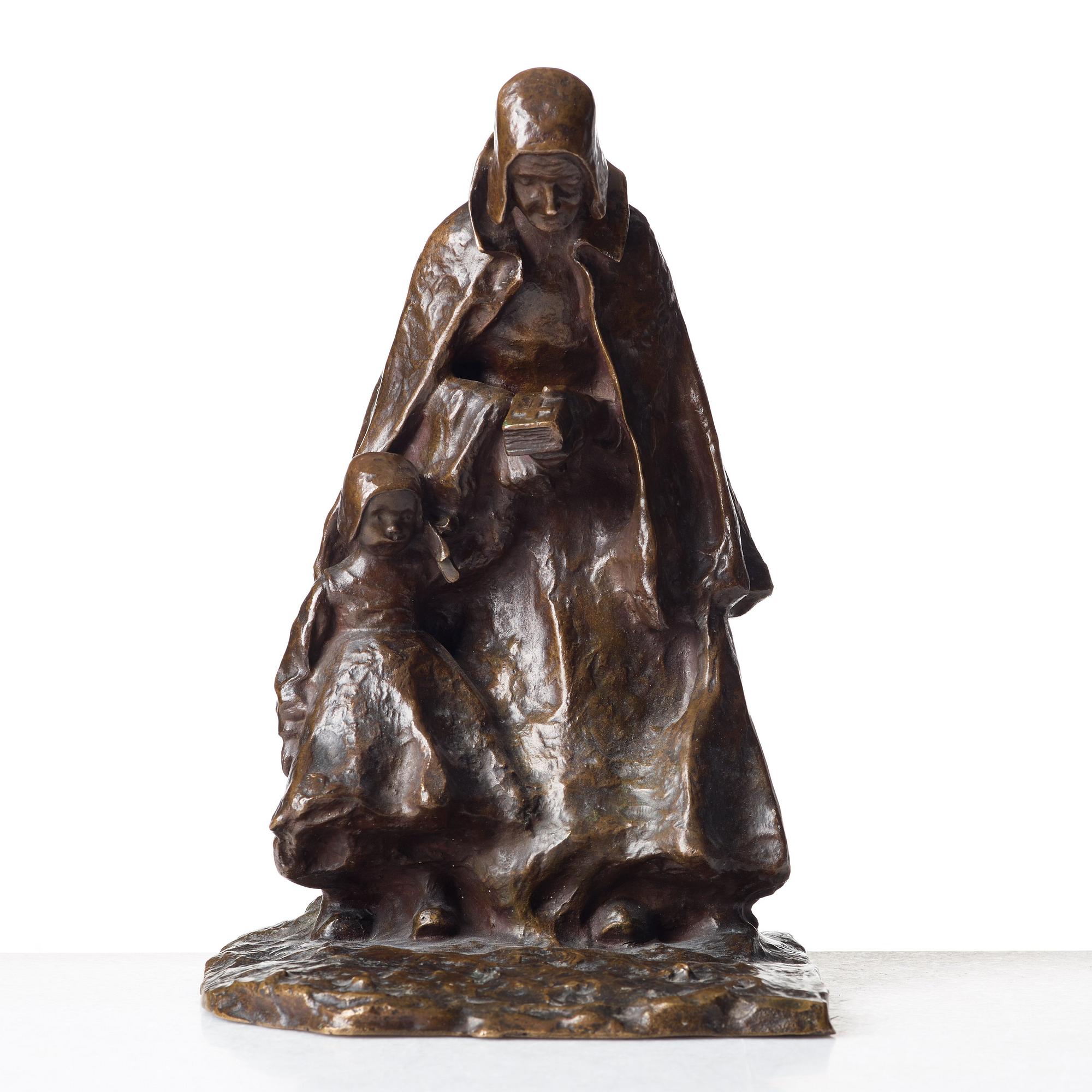 Ruth Milles, "Grand-mère et sa petite fille".