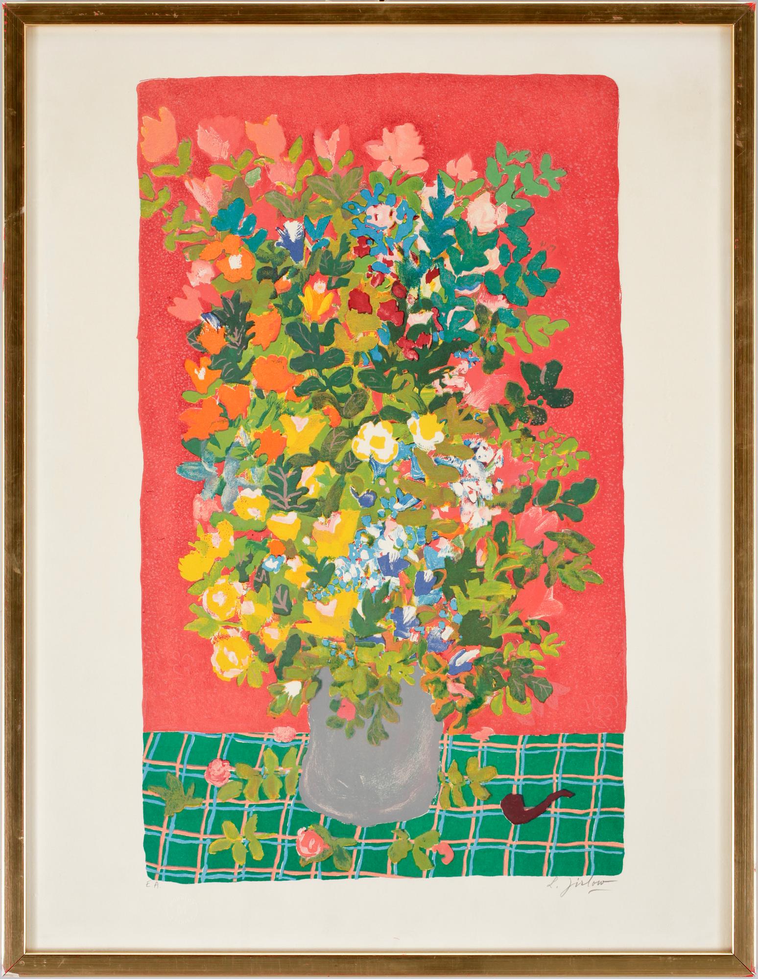 LENNART JIRLOW, färglitografi. Sign, EA.