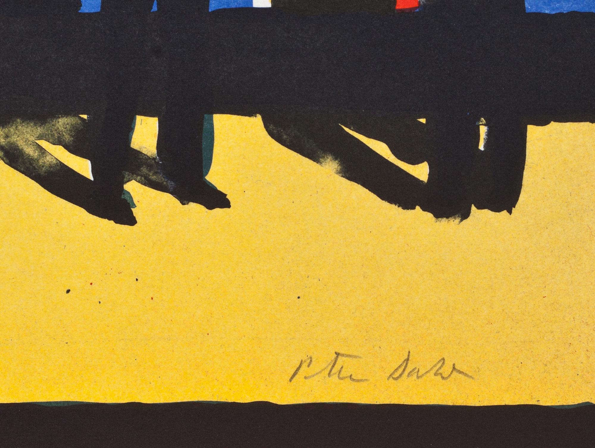 PETER DAHL, färglitografi. Signerad. Numrerad 28/320.