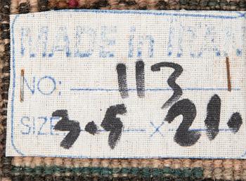 Rug, oriental, semi-antique, approximately 298x207 cm.