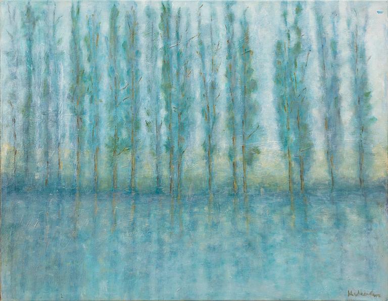 Ruben Heleander, "Popplar vid vattendrag".