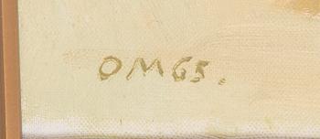 Olli Miettinen, oil on canvas, signed and dated-65.