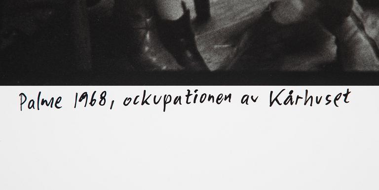 Carl Johan De Geer, "Palme 1968, ockupationen av Kårhuset".