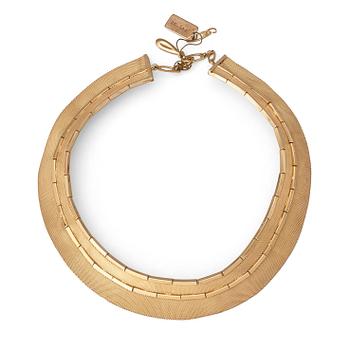 718. CHRITIAN DIOR, a golden necklace from 1959.