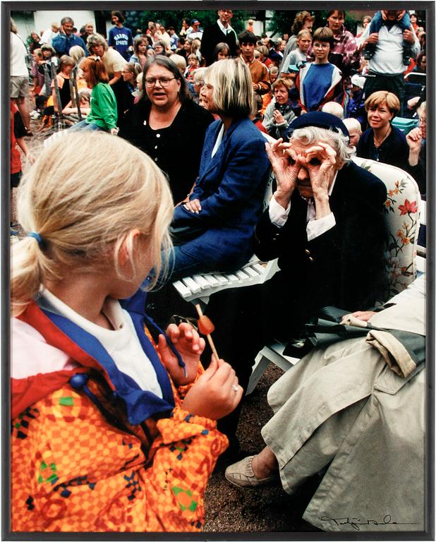 TORBJÖRN ANDERSSON, fotografi, 1997, av Astrid Lindgren.