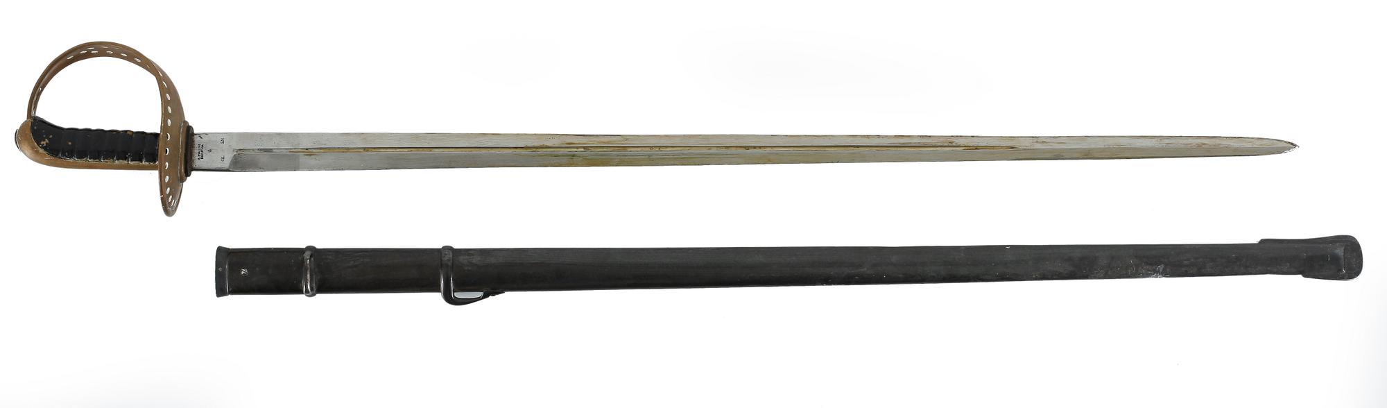 SABEL, m/1893, för manskap vid kavalleriet. omkring 1900.